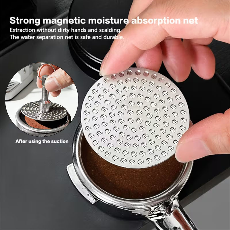 Coffee Equipment Kit - 51/53/58mm Espresso Puck Screen with Magnet