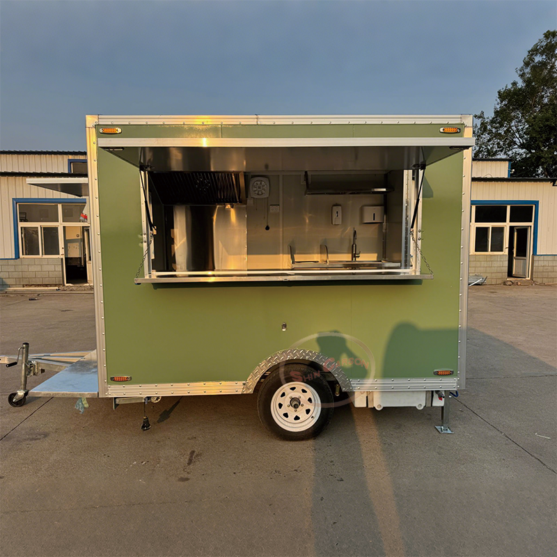 Concession Food Truck Trailer  – обзор и цена Equipment Of Coffee Shop