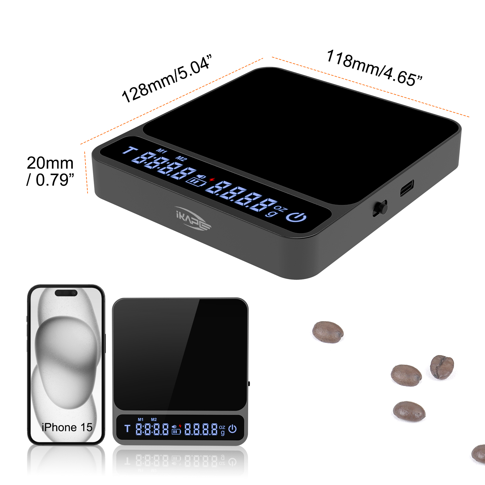 IKAPE Coffee Scale V2, Premium – обзор и цена Scale Drip Timer