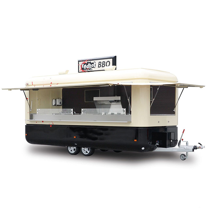 BBQ Concession Trailer Fully E – обзор и цена Equipment Of Coffee Shop