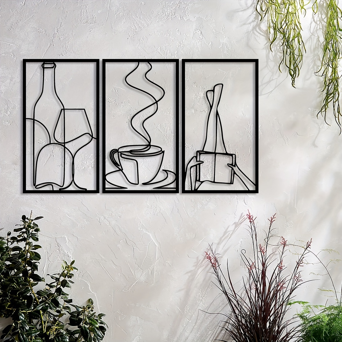 A Set of Three Stylish Metal W – обзор и цена Coffee X
