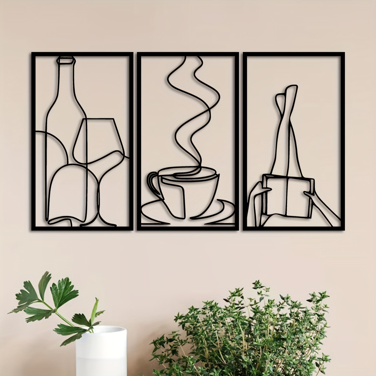 A Set of Three Stylish Metal W – обзор и цена Coffee X