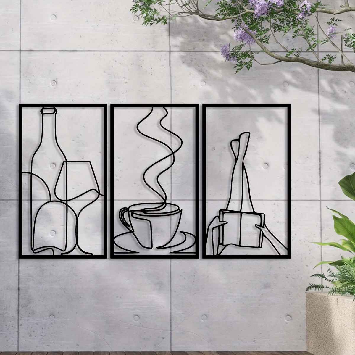 A Set of Three Stylish Metal W – обзор и цена Coffee X