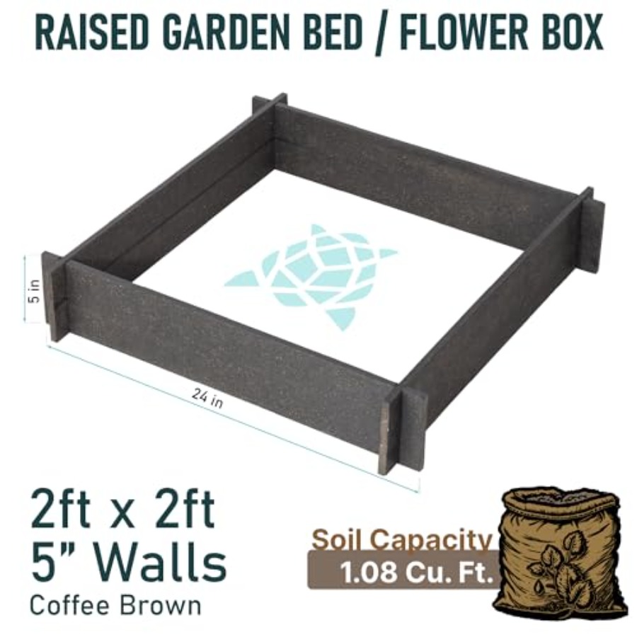 Raised Garden Bed Outdoor Pati – обзор и цена Coffee X