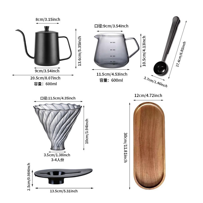 Portable Hand-Brew Coffee Set  – обзор и цена Coffee Equipment Kit