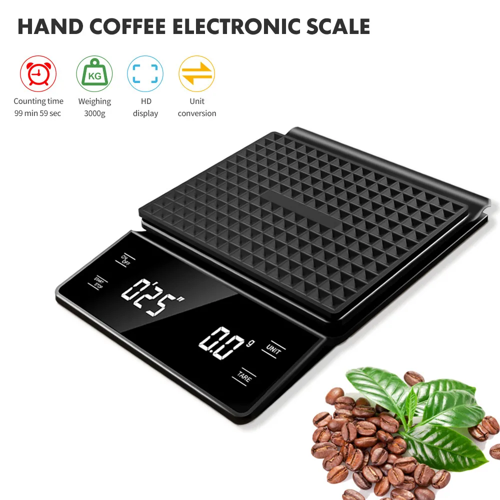 3kg/0.1g Coffee Scale with Tim – обзор и цена Scale Drip Timer