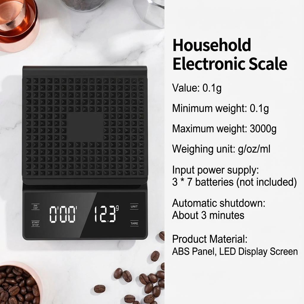 3kg/0.1g Coffee Scale with Tim – обзор и цена Scale Drip Timer