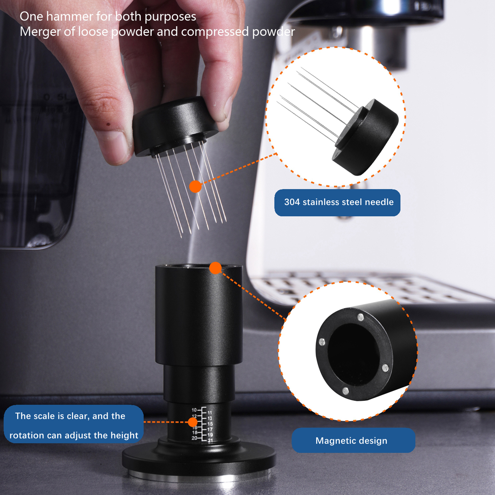 Coffee Distributor and Tamper  – обзор и цена Coffee Equipment Kit
