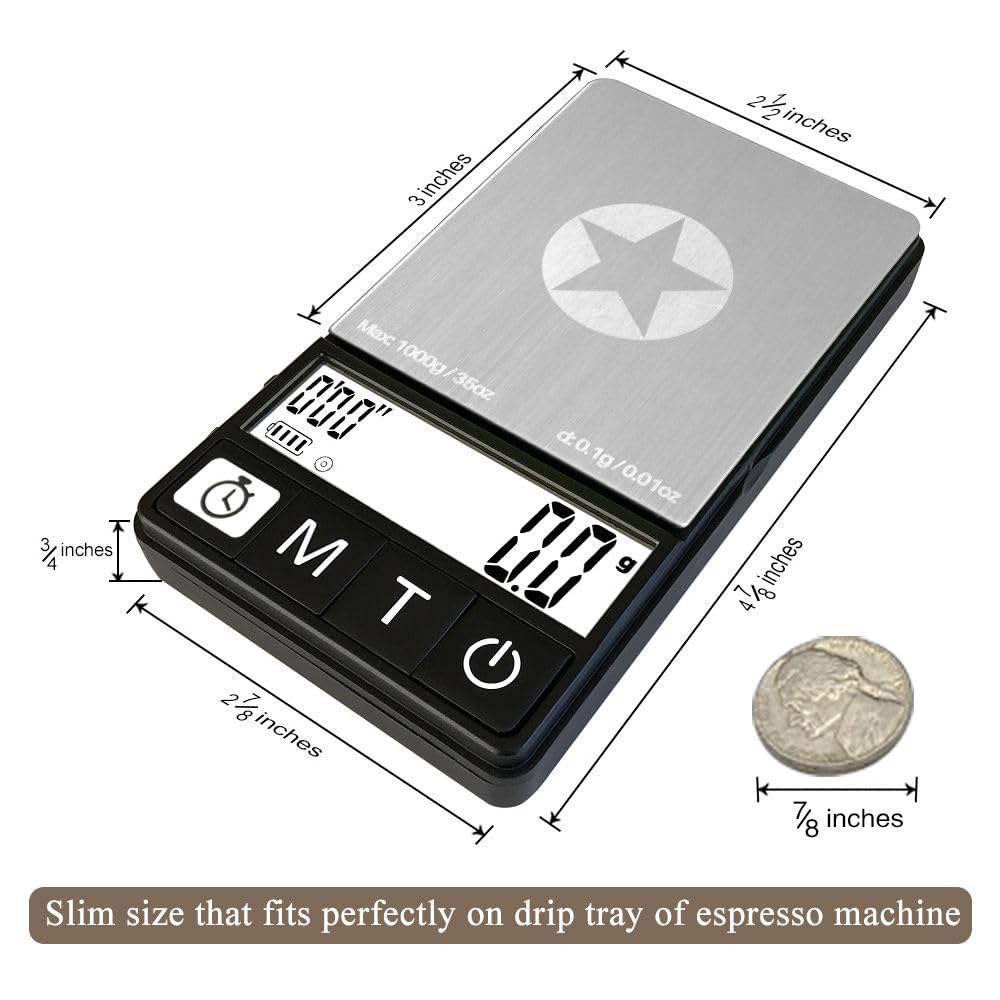 Espresso Scale with Timer 1000 – обзор и цена Coffee X